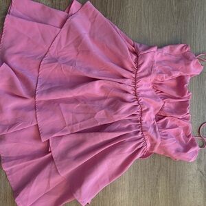 Lucy in the Sky Pink Mini Romper